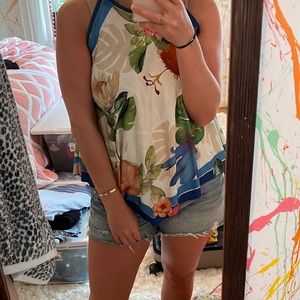 Zara handkerchief top